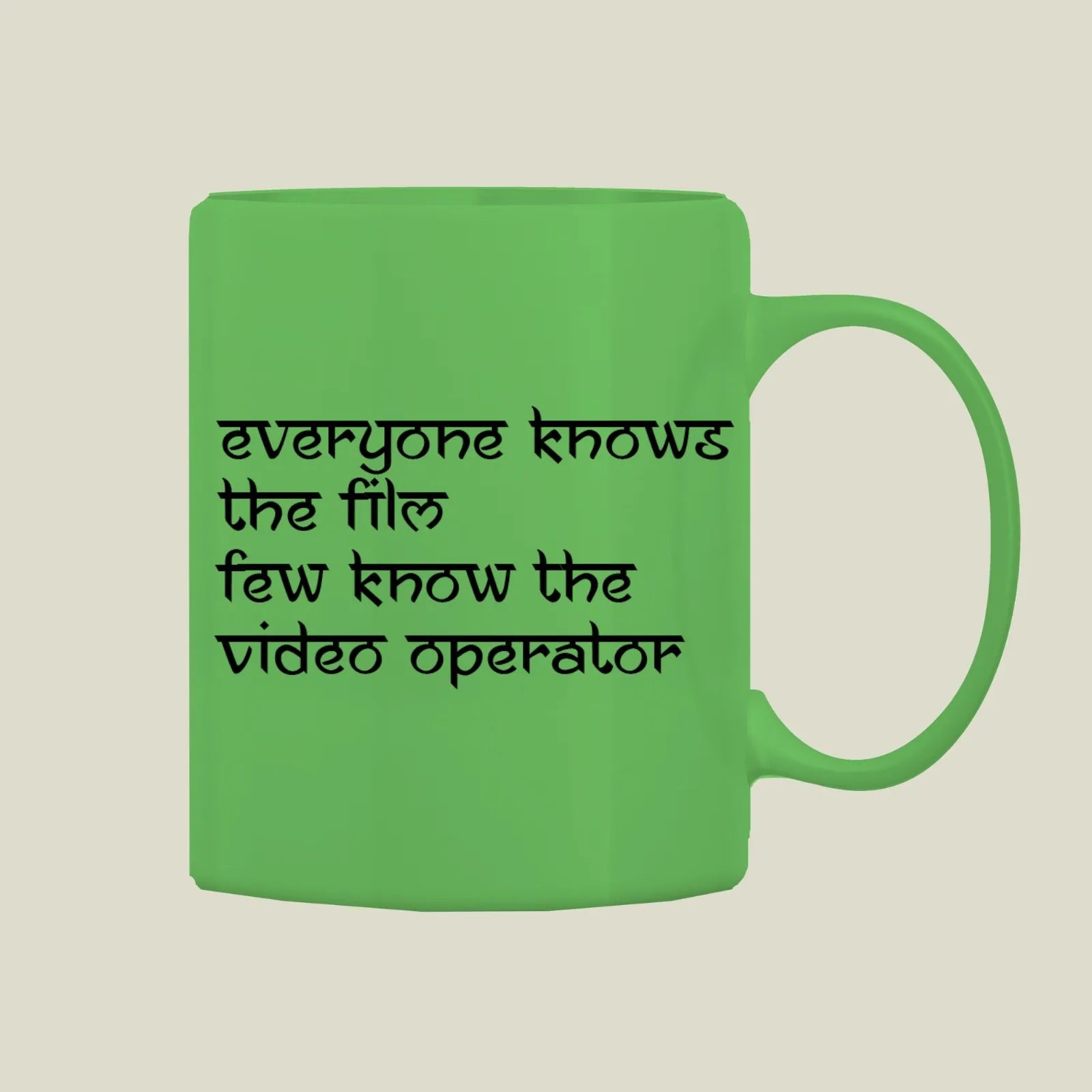 Video Operator Mug M-VO15 Desichalchitra