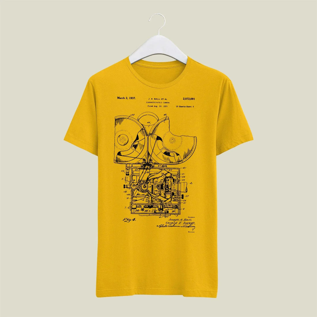 Camera Patent T-Shirt T-CMP172 Desichalchitra