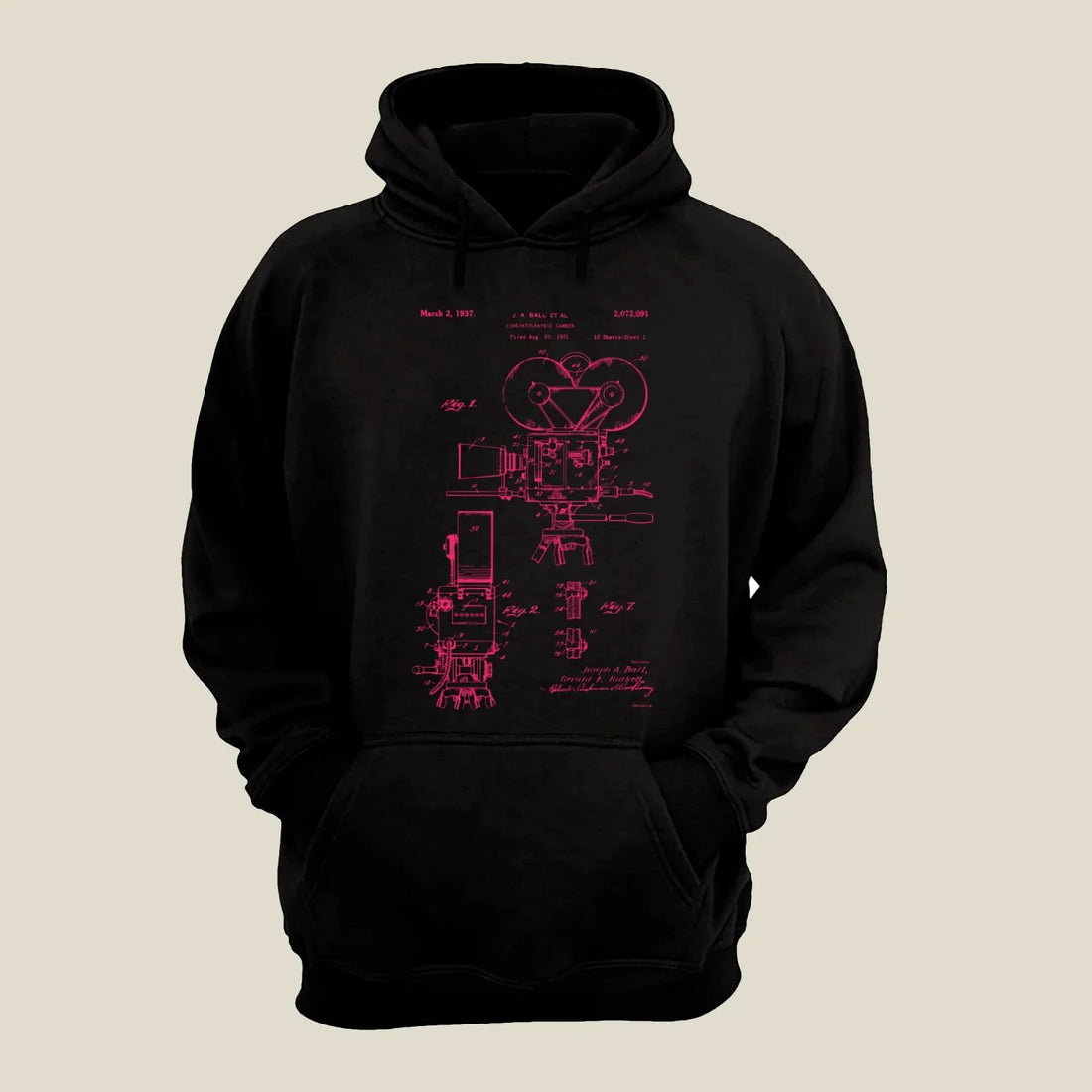 Camera Patent Hoodie H-CMP190 Desichalchitra