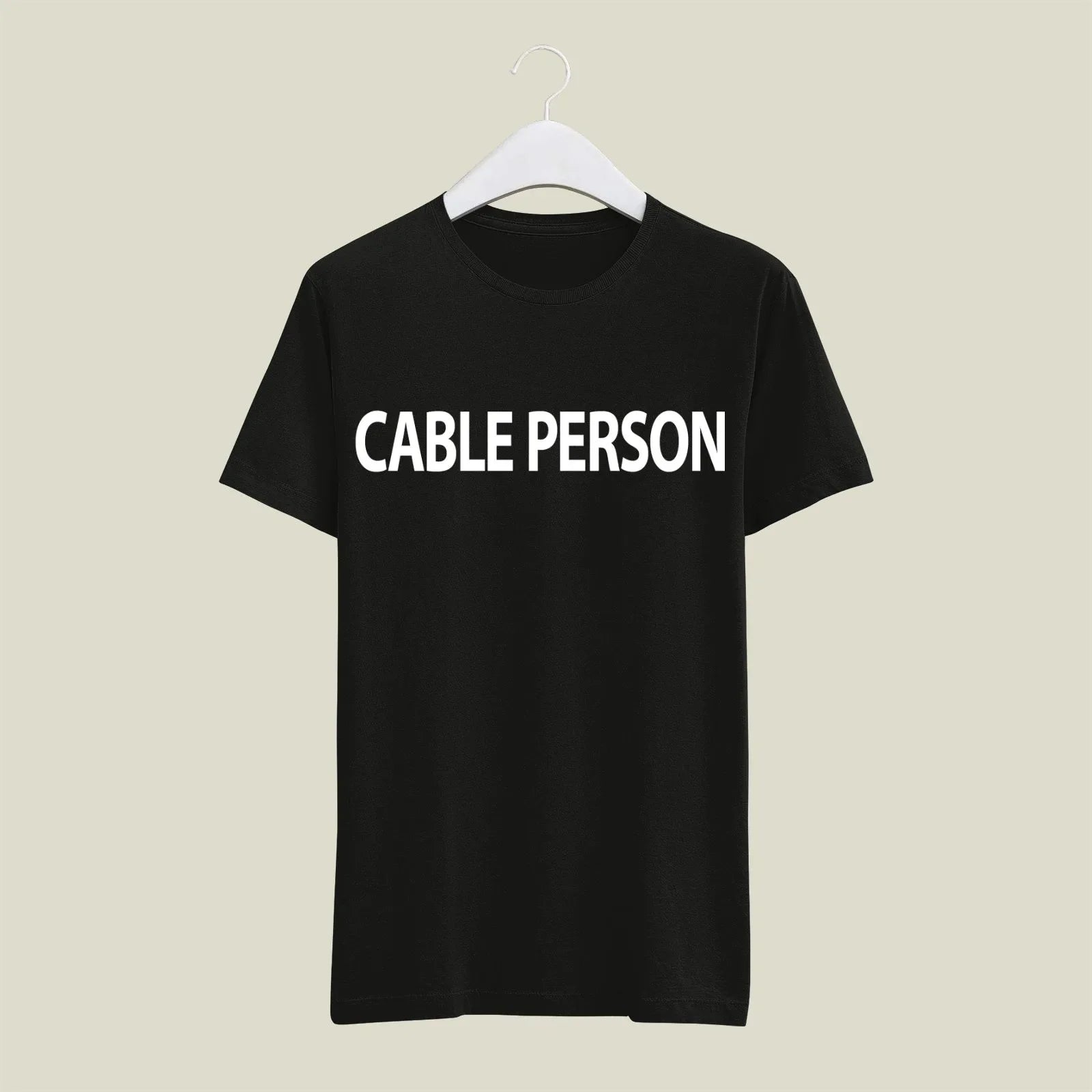 Cable Person T-Shirt T-CAB14 Desichalchitra