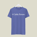 Cable Person T-Shirt T-CAB11 Desichalchitra