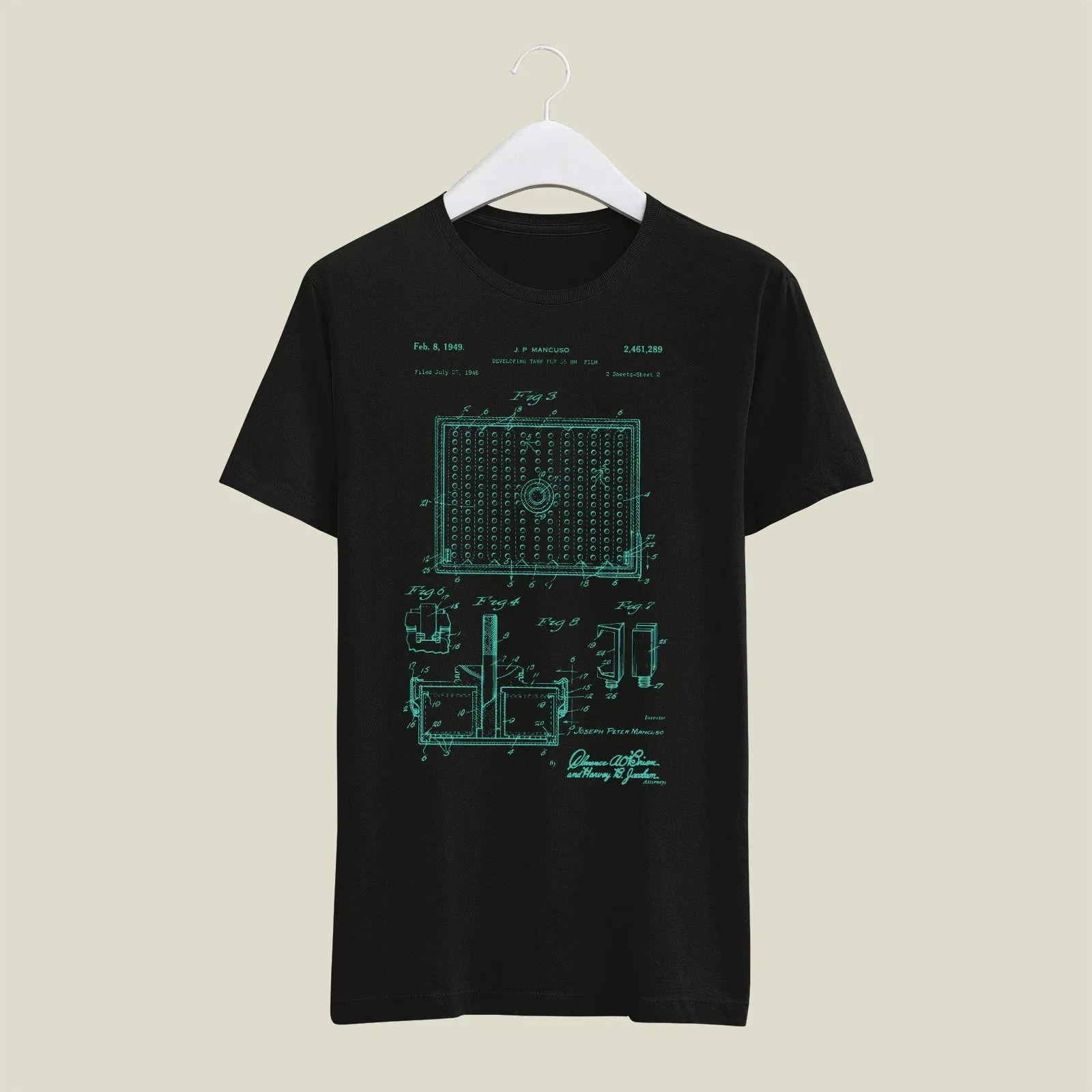 Camera Patent T-Shirt T-CMP162 Desichalchitra