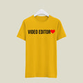 Video Editor T-Shirt T-VED4 Desichalchitra