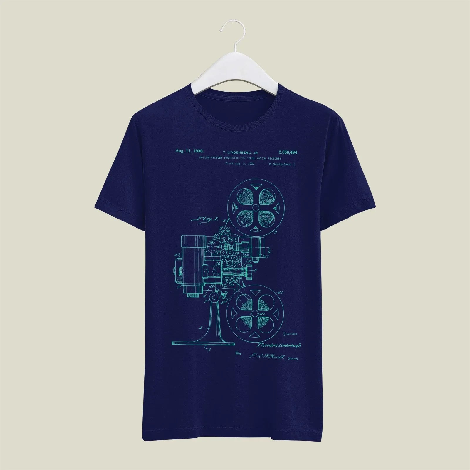 Camera Patent T-Shirt T-CMP189 Desichalchitra