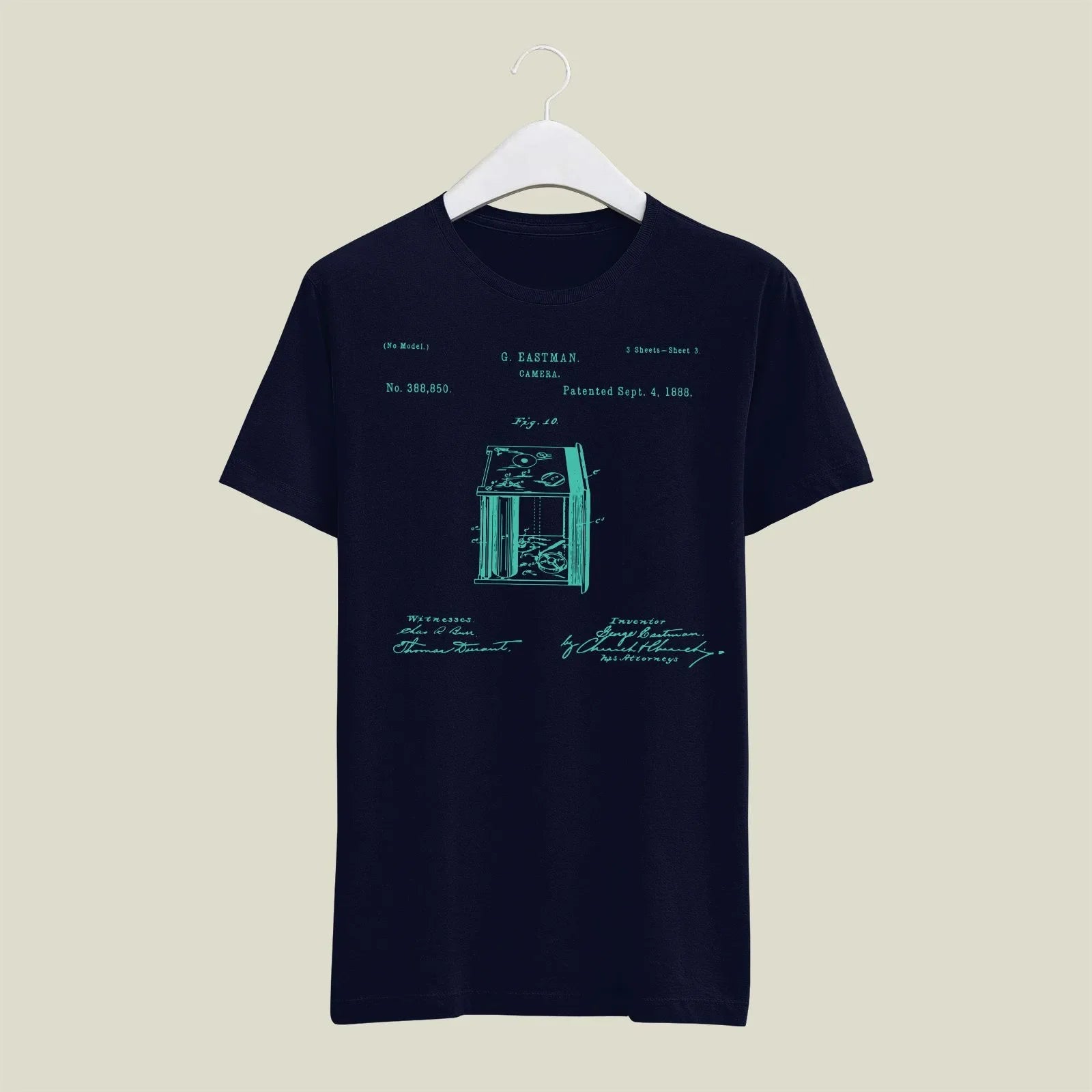 Camera Patent T-Shirt T-CMP208 Desichalchitra