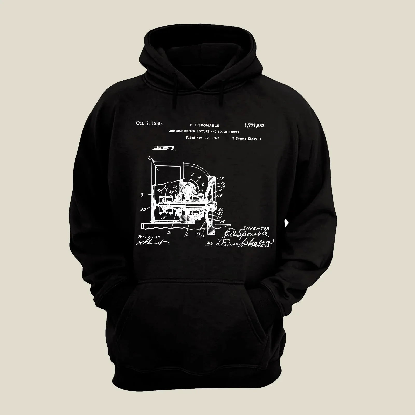 Camera Patent Hoodie H-CMP156 Desichalchitra