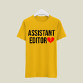 Assistant Editor T-Shirt T-ASE3 Desichalchitra