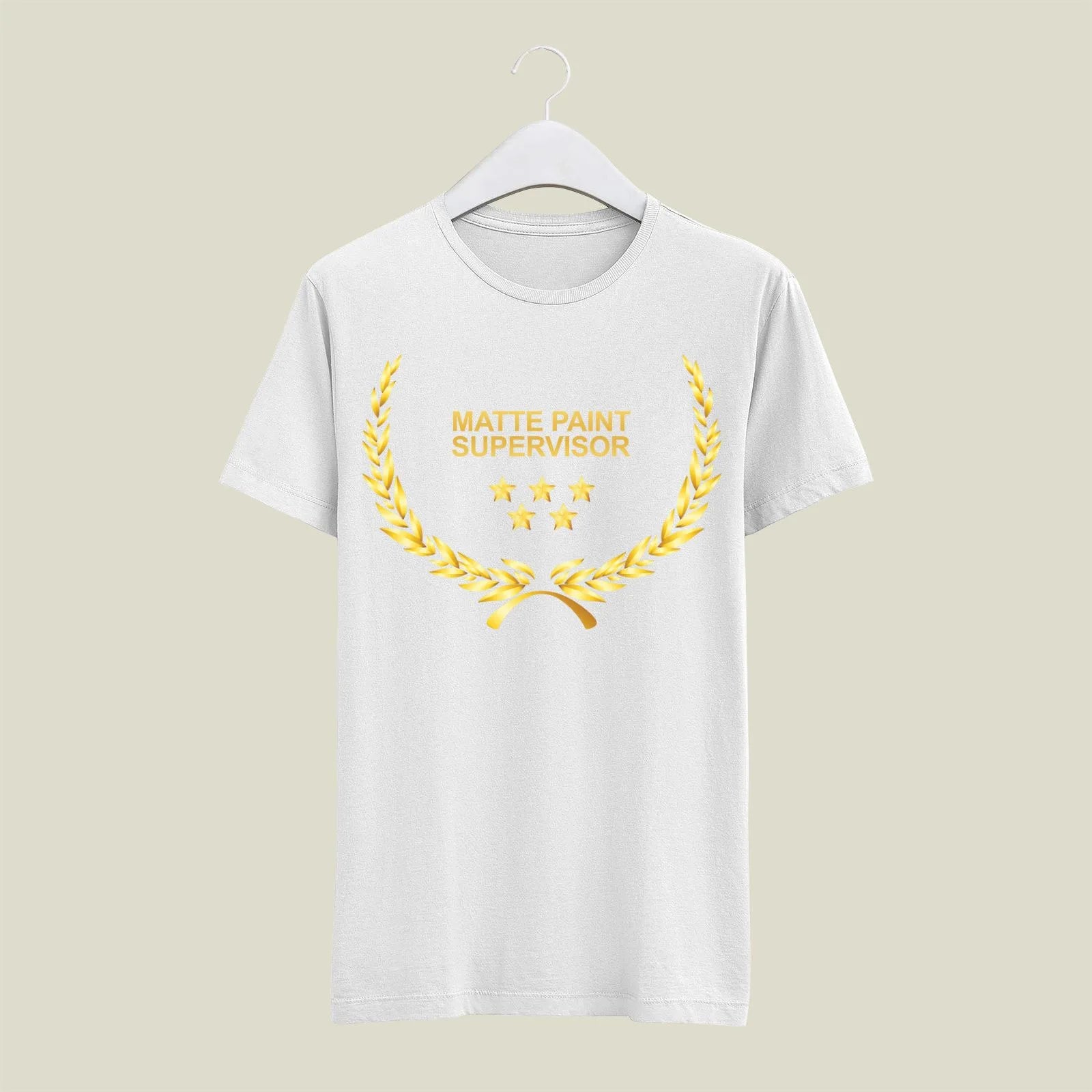 Matte Paint Supervisor T-Shirt T-MPS6 Desichalchitra