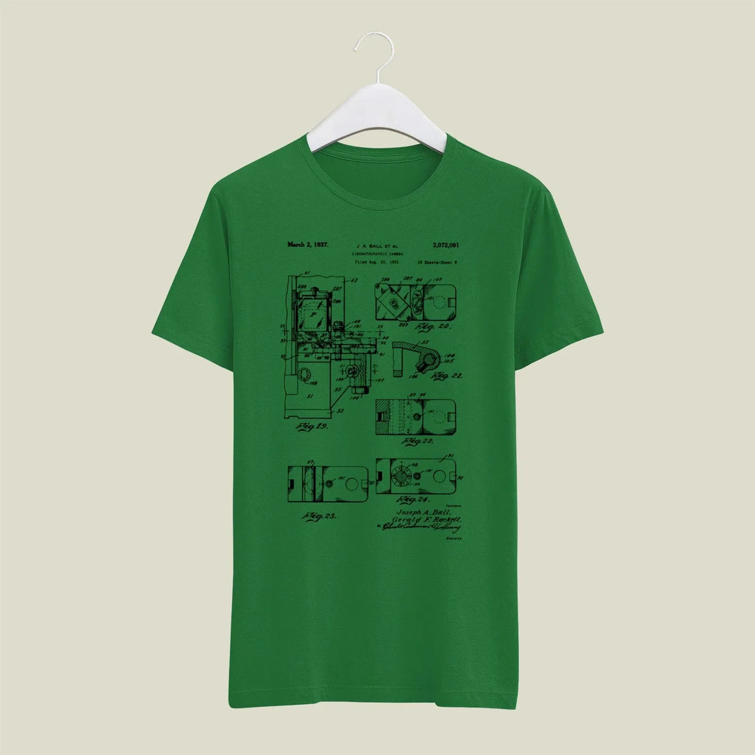 Camera Patent T-Shirt T-CMP155 Desichalchitra