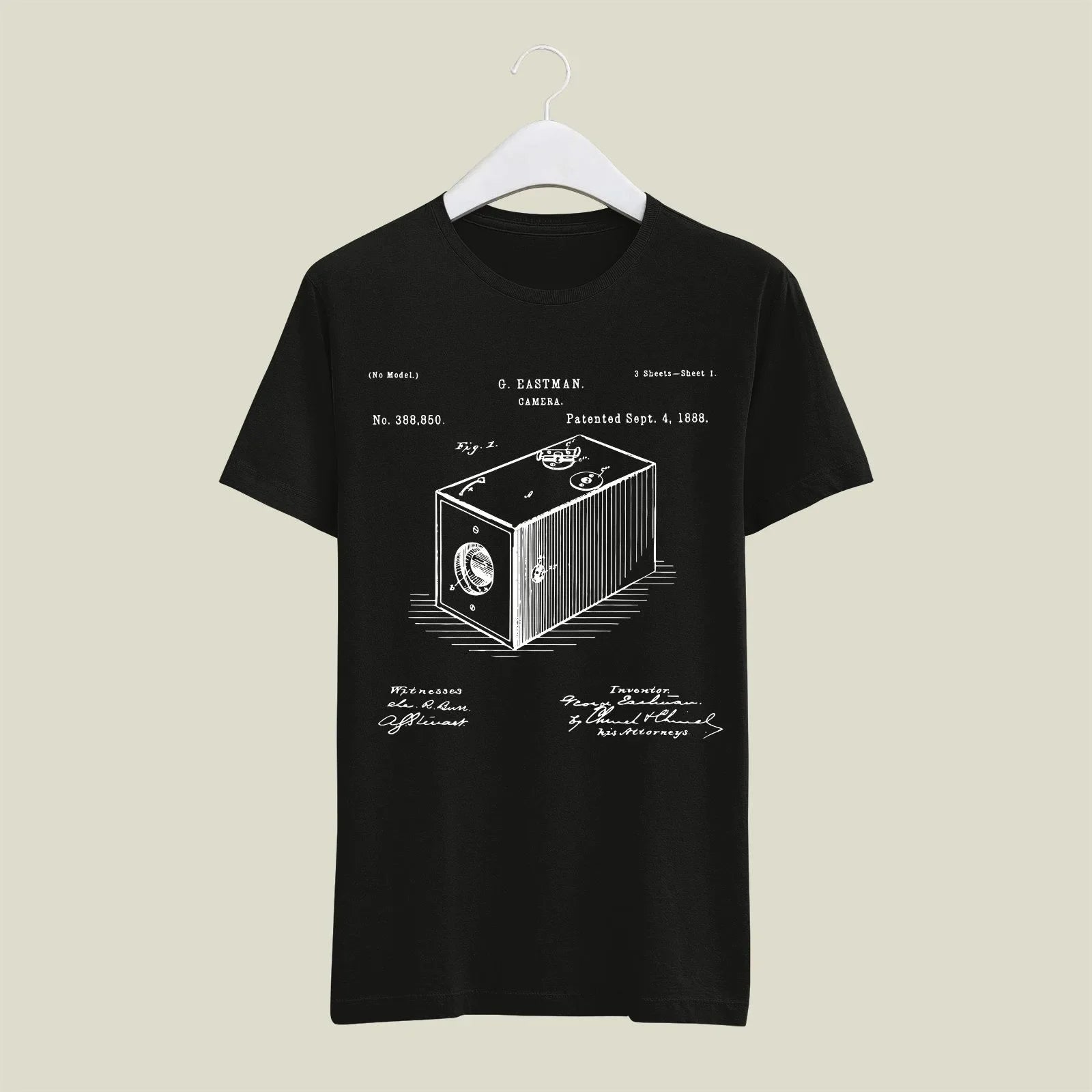 Camera Patent T-Shirt T-CMP171 Desichalchitra
