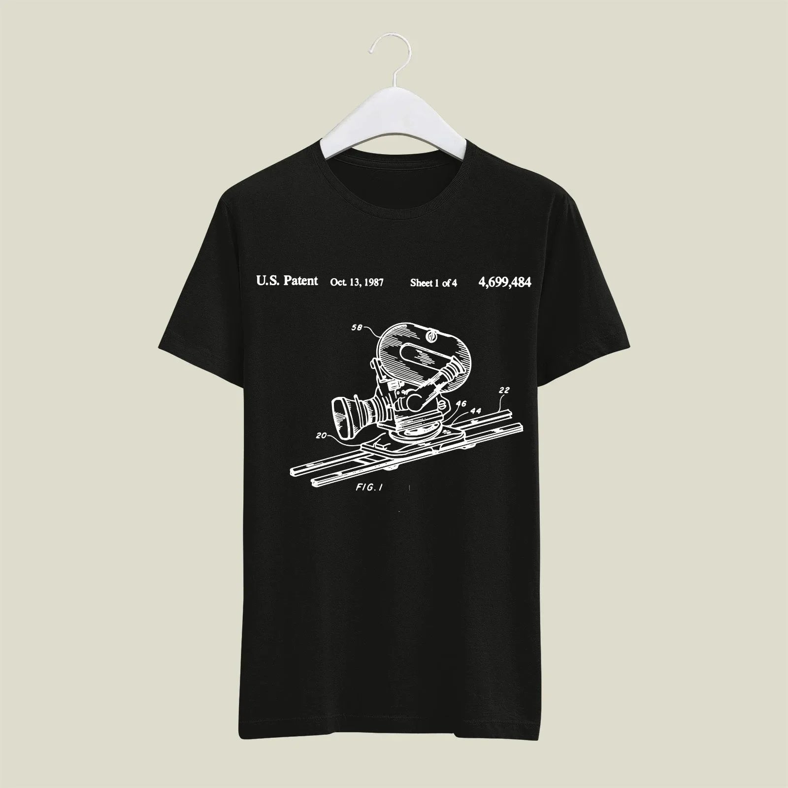 Camera Patent T-Shirt T-CMP178 Desichalchitra
