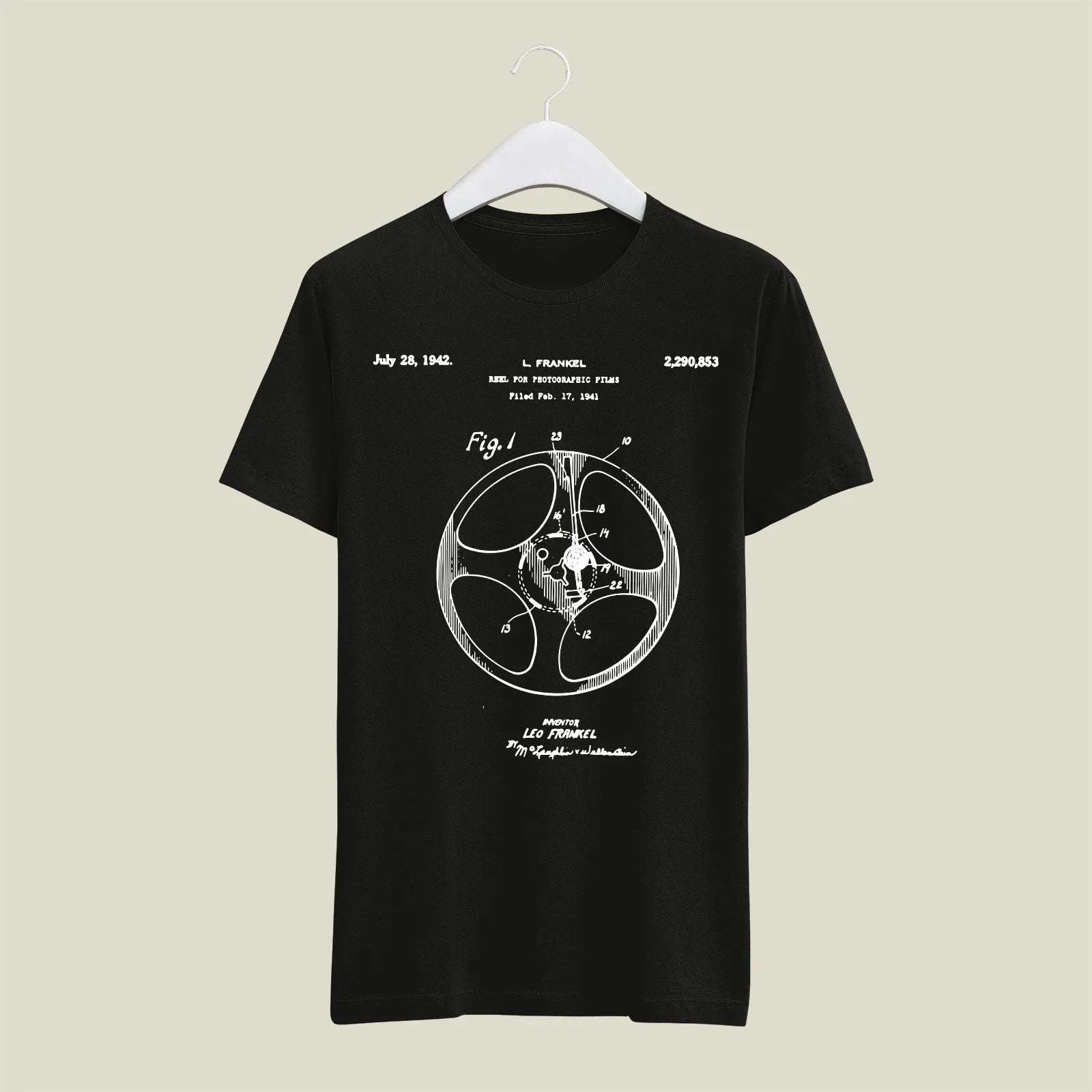 Camera Patent T-Shirt T-CMP184 Desichalchitra