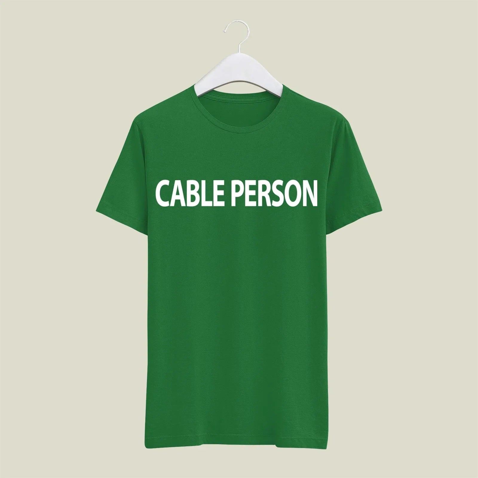 Cable Person T-Shirt T-CAB14 Desichalchitra