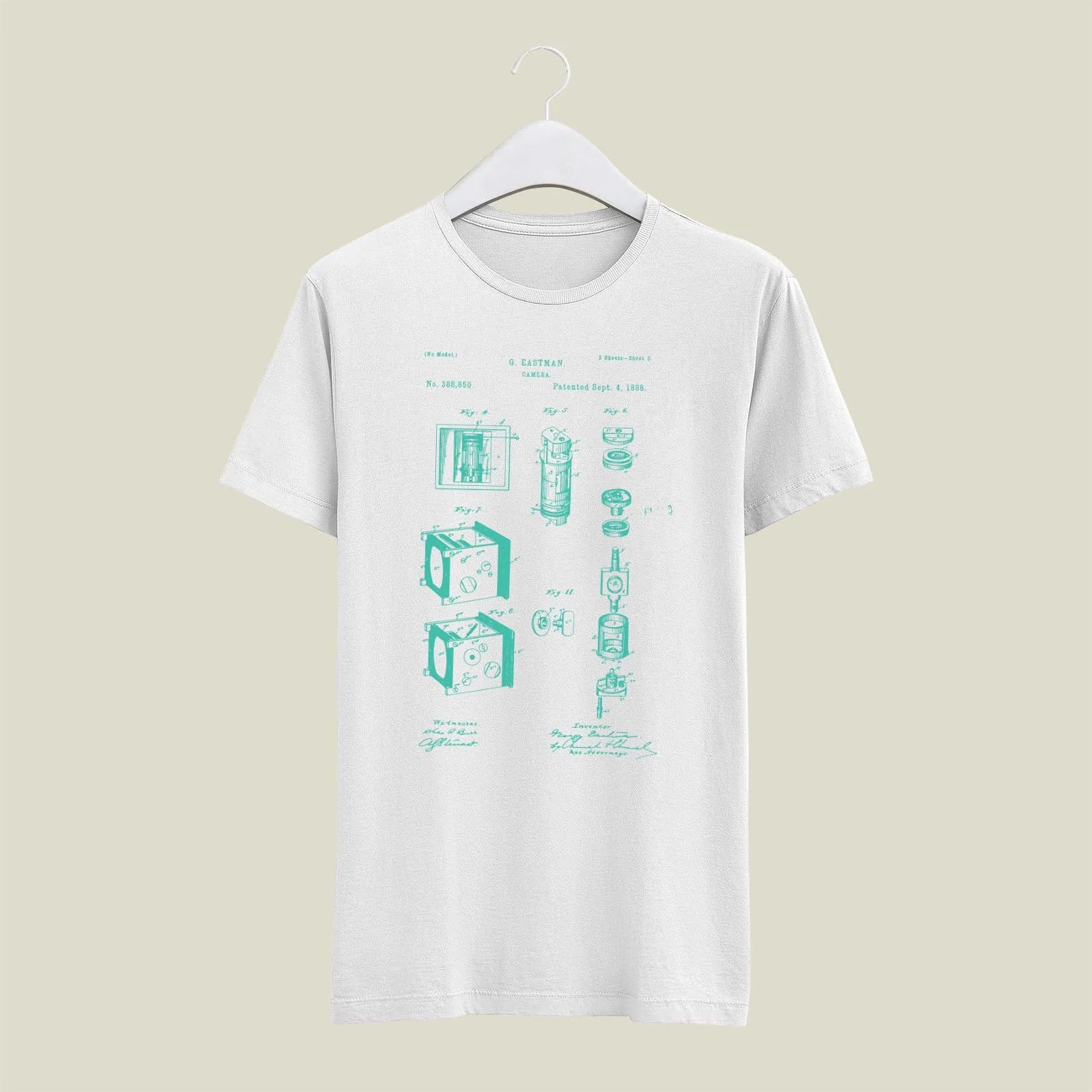 Camera Patent T-Shirt T-CMP151 Desichalchitra