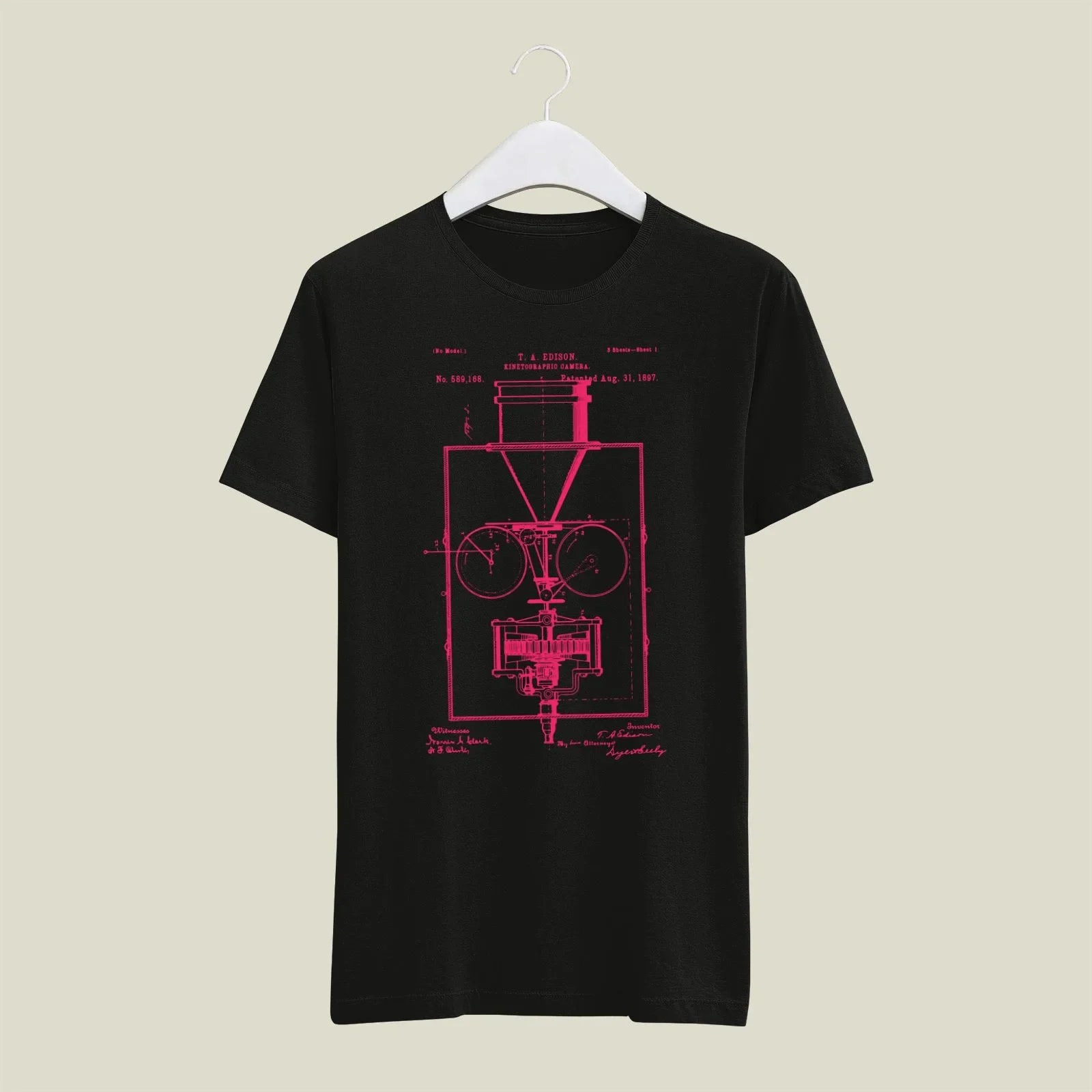 Camera Patent T-Shirt T-CMP177 Desichalchitra