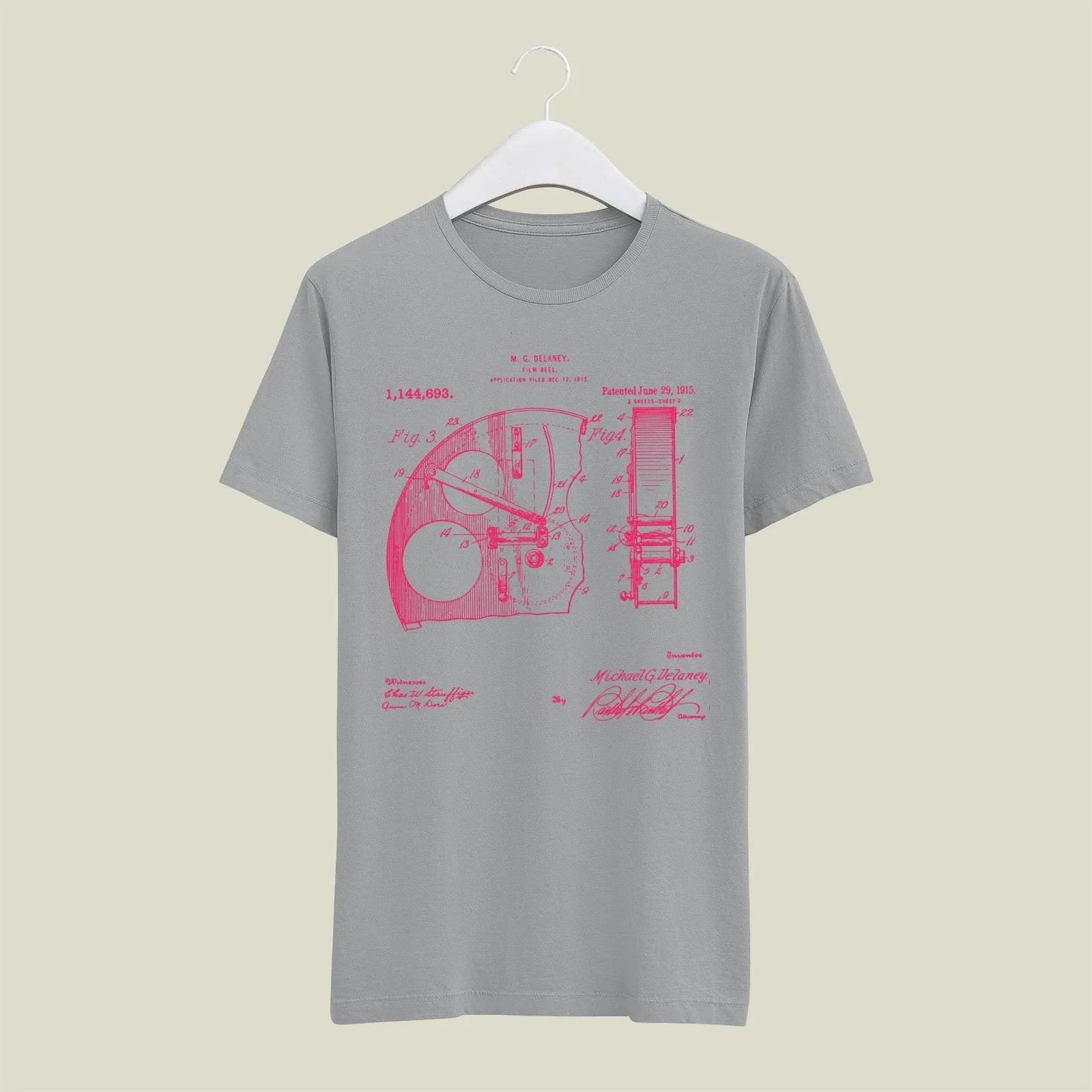 Camera Patent T-Shirt T-CMP180 Desichalchitra
