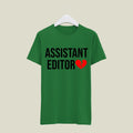 Assistant Editor T-Shirt T-ASE3 Desichalchitra