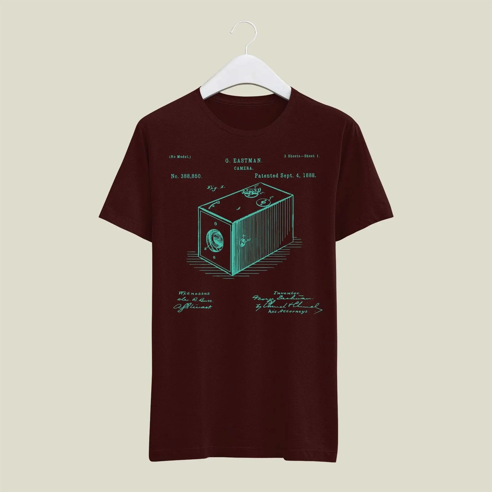 Camera Patent T-Shirt T-CMP194 Desichalchitra