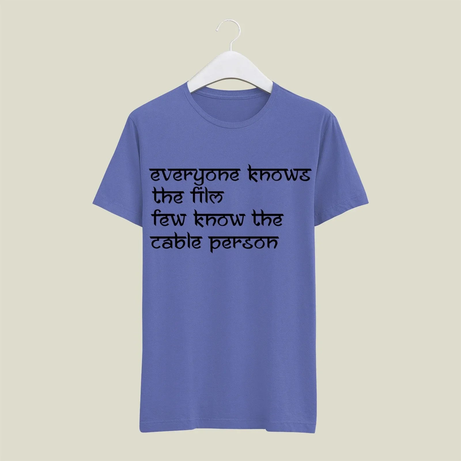 Cable Person T-Shirt T-CAB15 Desichalchitra