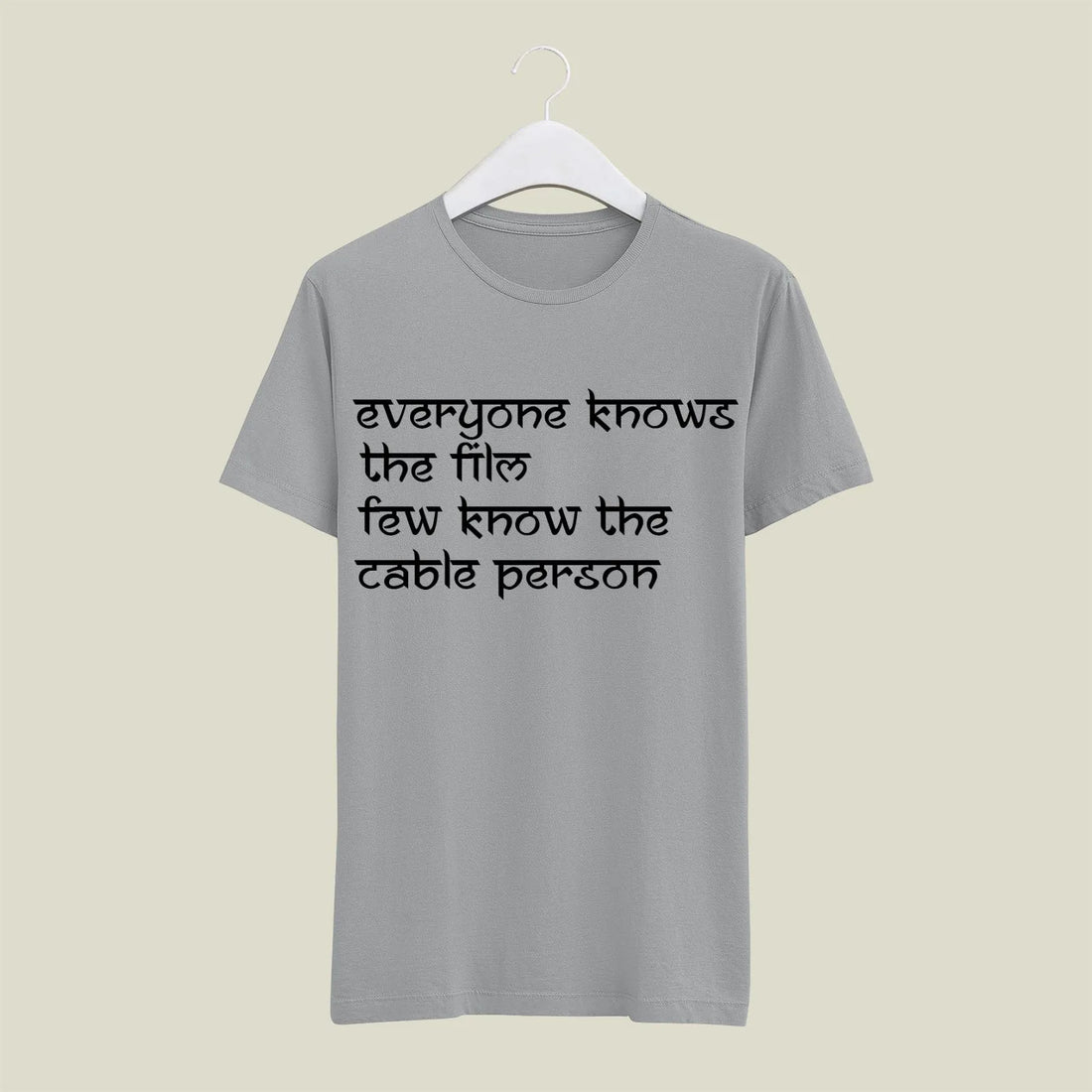 Cable Person T-Shirt T-CAB15 Desichalchitra