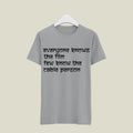 Cable Person T-Shirt T-CAB15 Desichalchitra