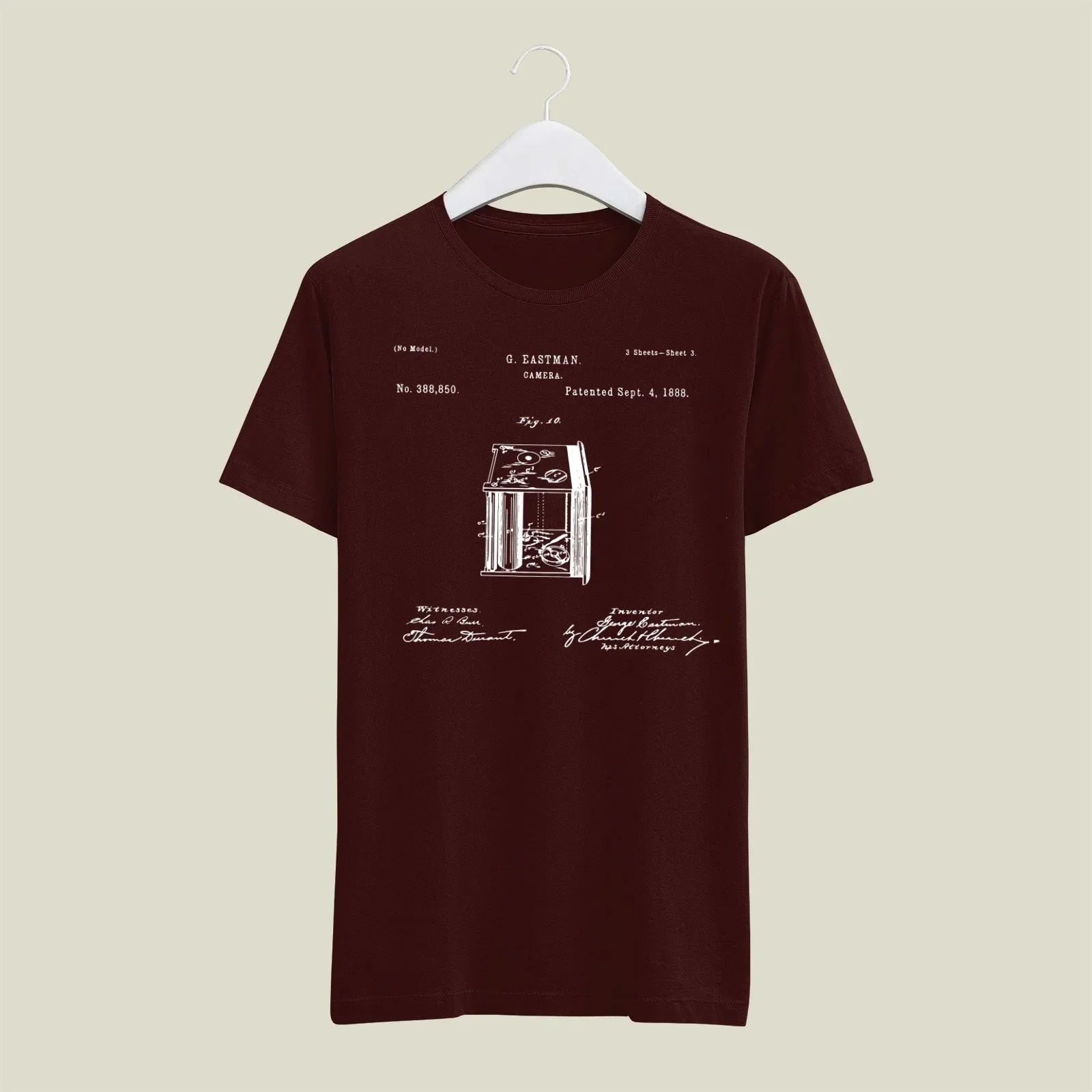 Camera Patent T-Shirt T-CMP207 Desichalchitra