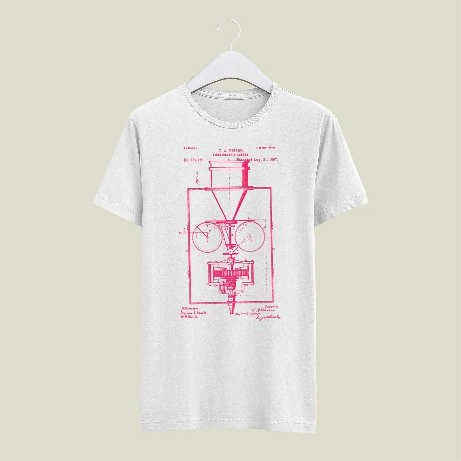Camera Patent T-Shirt T-CMP177 Desichalchitra