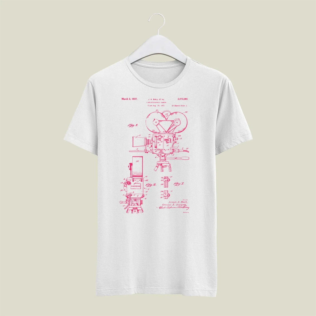 Camera Patent T-Shirt T-CMP190 Desichalchitra