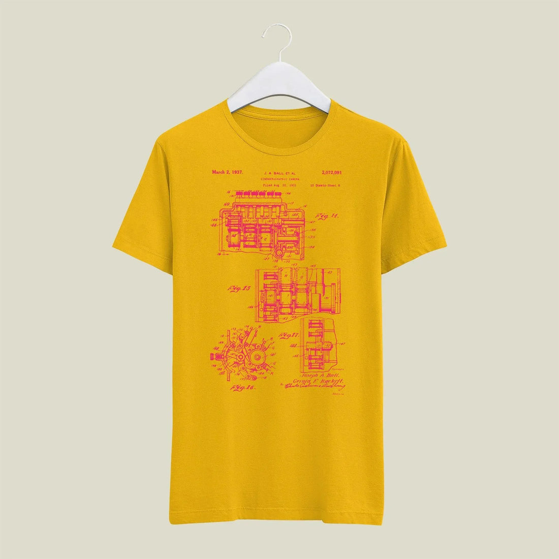 Camera Patent T-Shirt T-CMP203 Desichalchitra