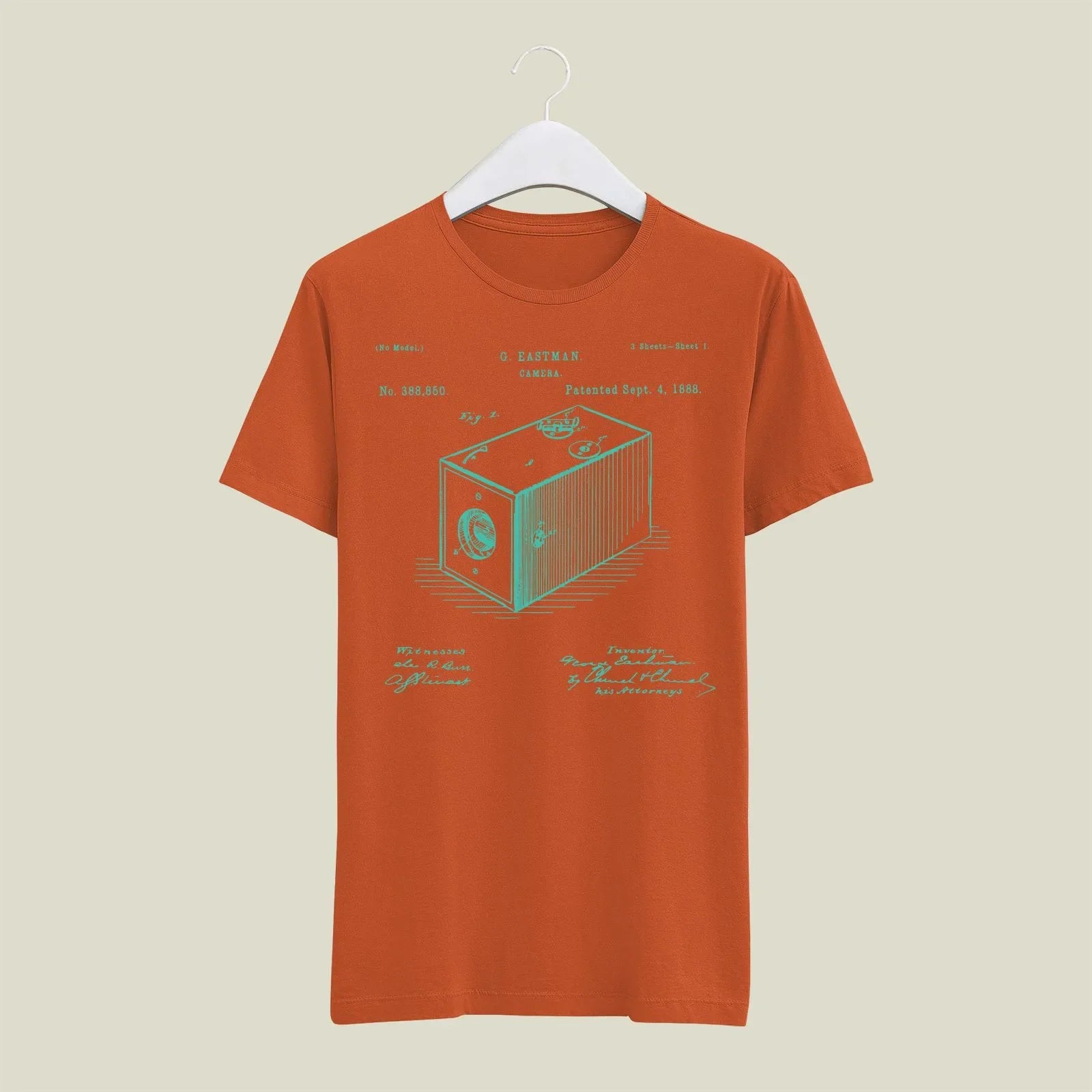 Camera Patent T-Shirt T-CMP194 Desichalchitra