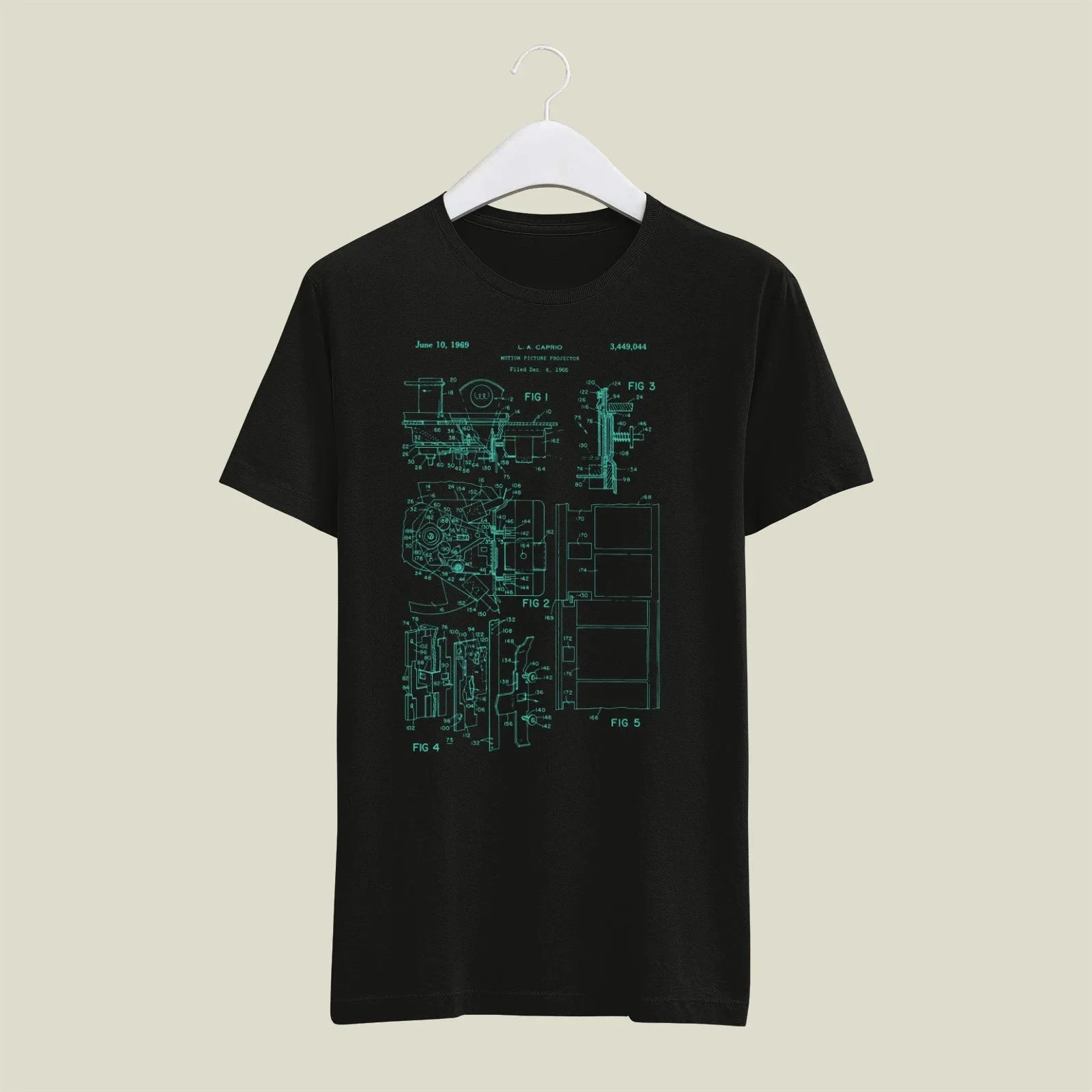 Camera Patent T-Shirt T-CMP199 Desichalchitra