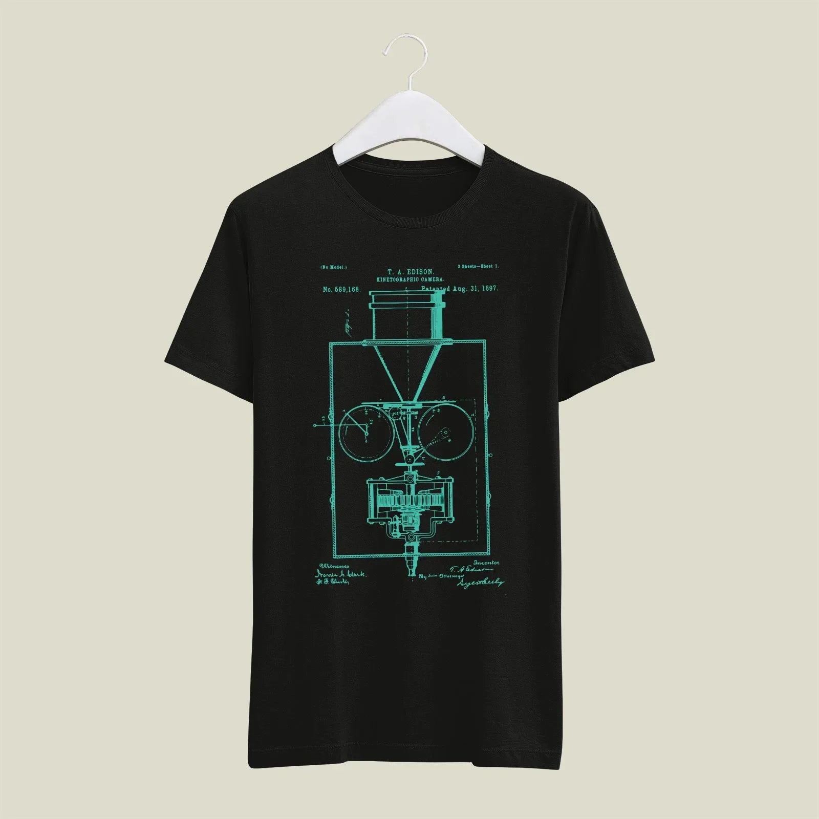 Camera Patent T-Shirt T-CMP175 Desichalchitra