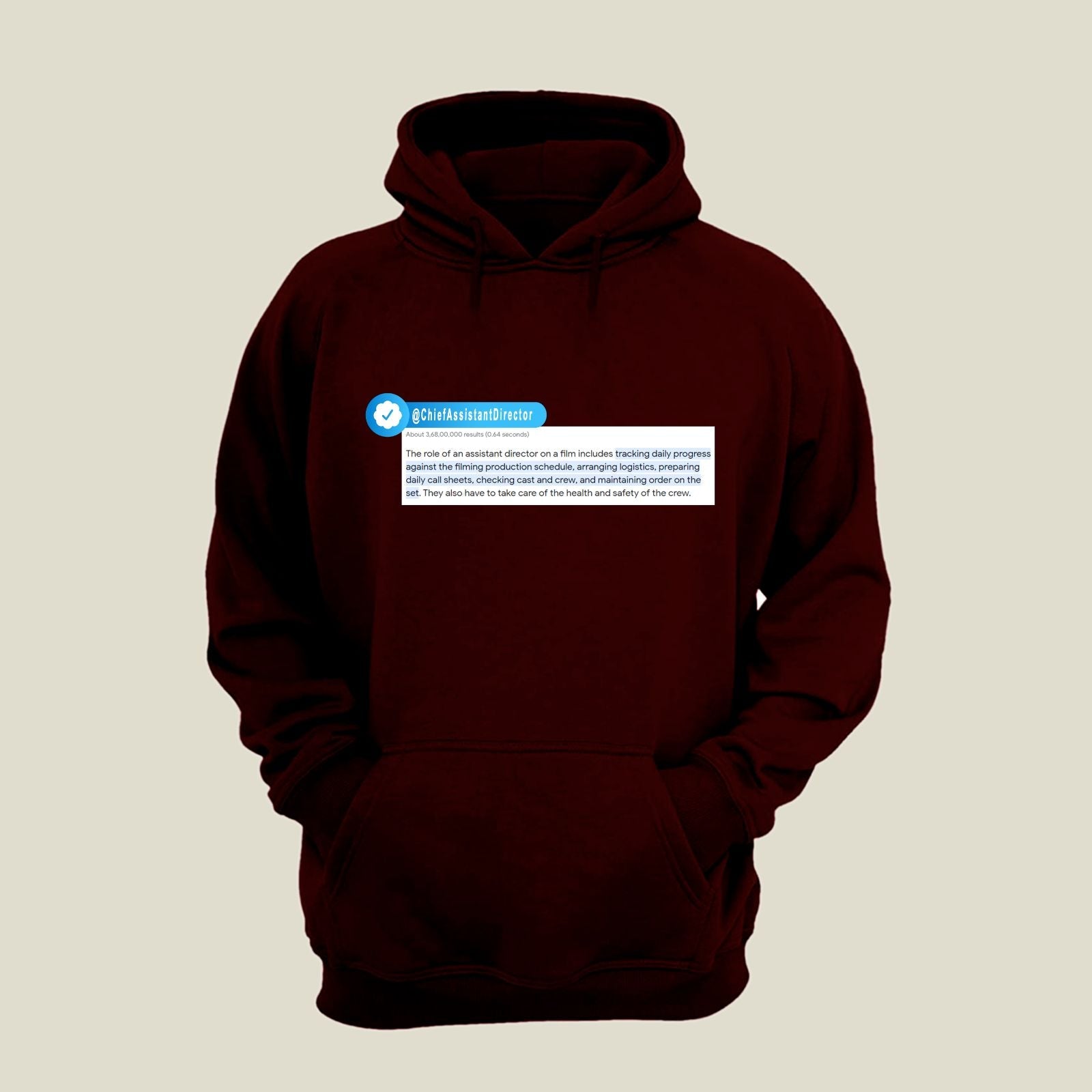 Chief Assistant Director Hoodie H-CAD4 Desichalchitra