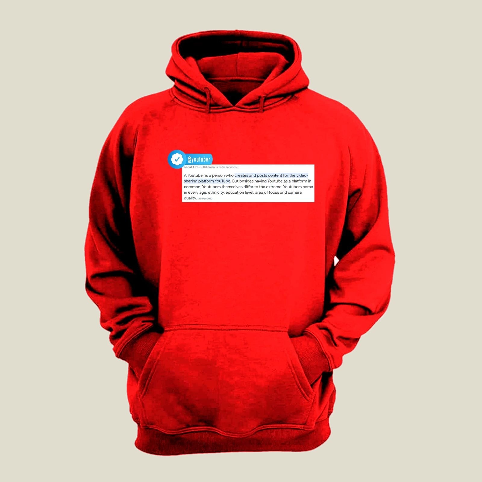 Youtuber Hoodie H-YT4 Desichalchitra