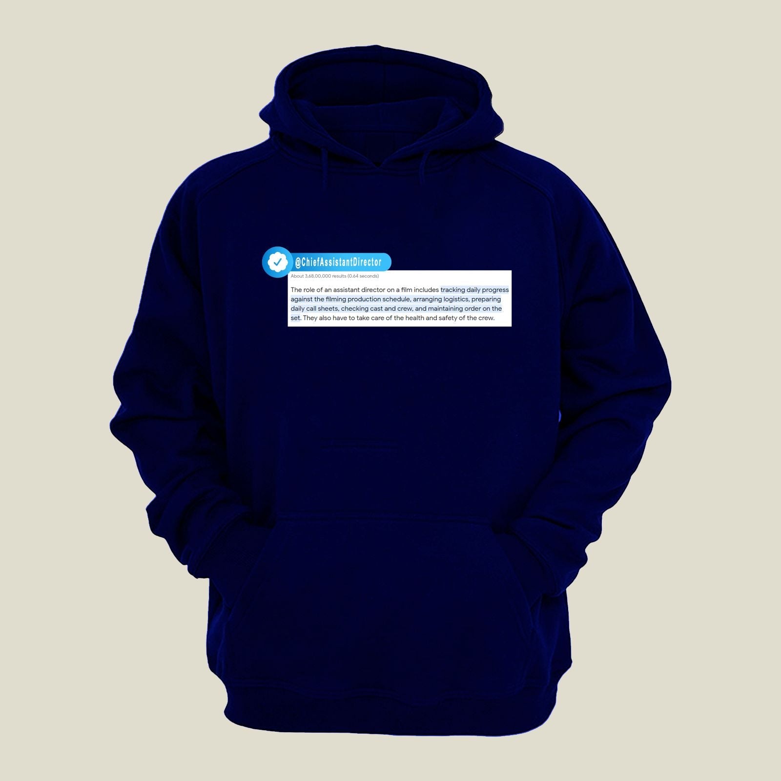 Chief Assistant Director Hoodie H-CAD4 Desichalchitra
