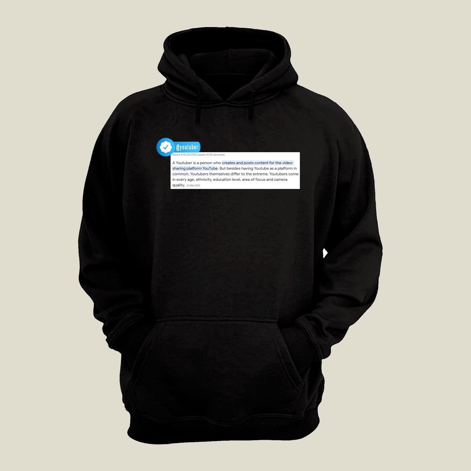Youtuber Hoodie H-YT4 Desichalchitra