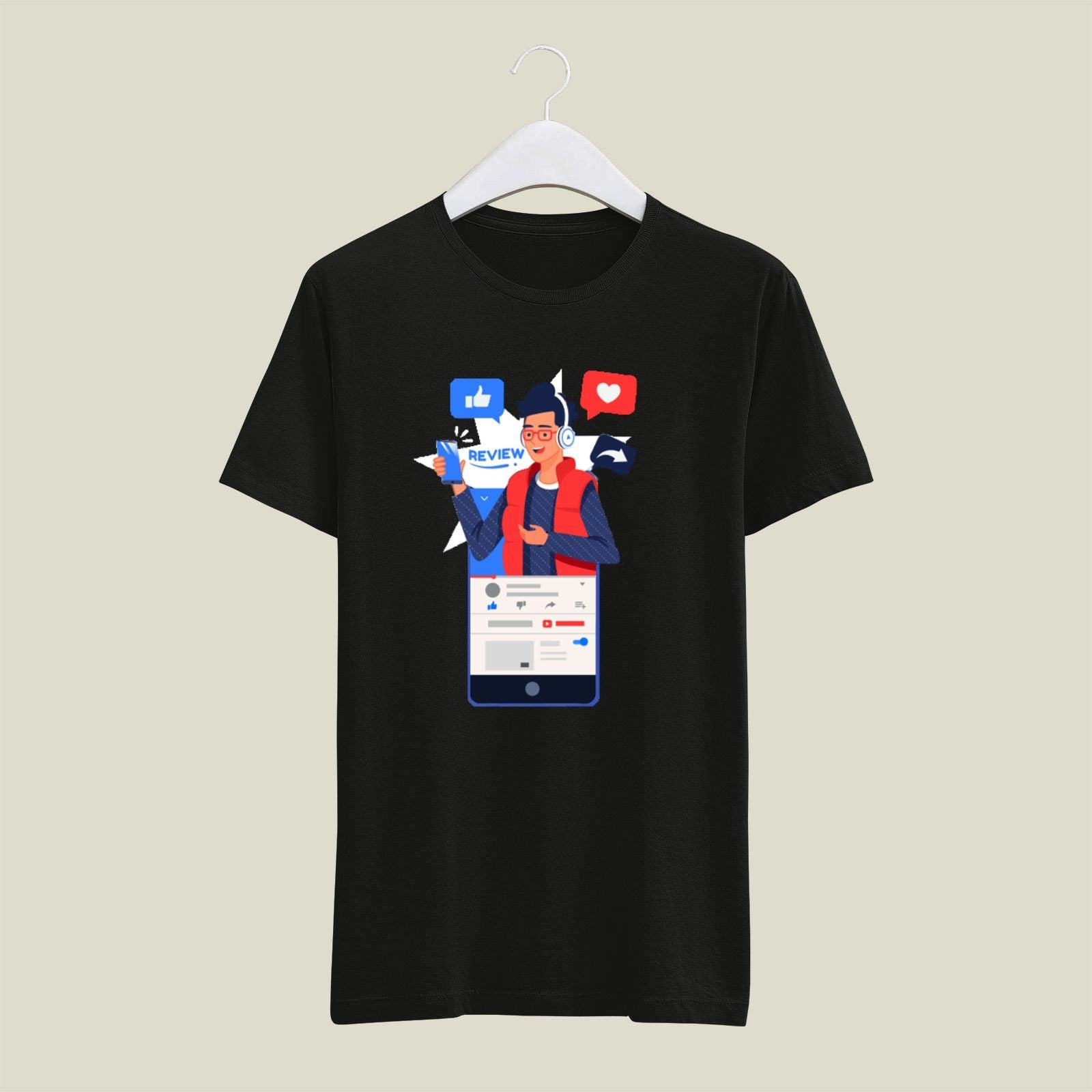 Youtuber T-Shirt T-YT2 Desichalchitra