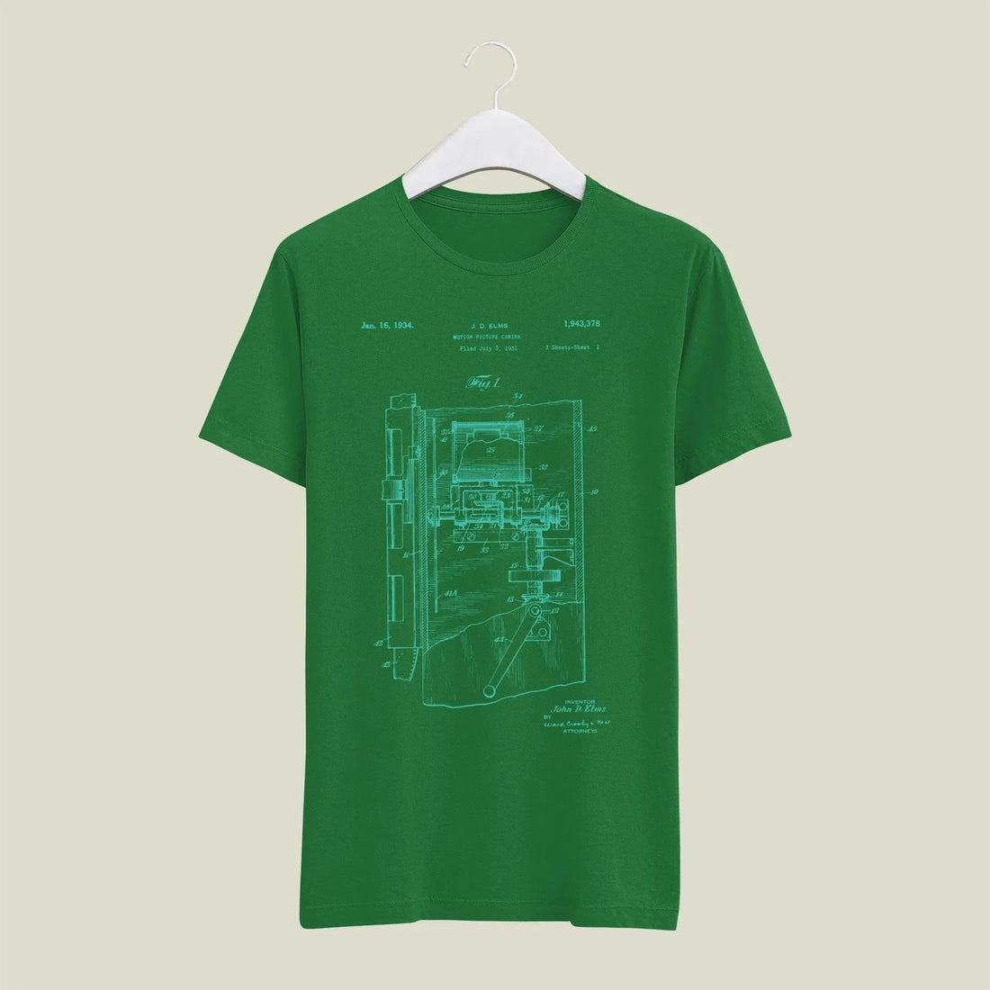 Camera Patent T-Shirt T-CMP174 Desichalchitra