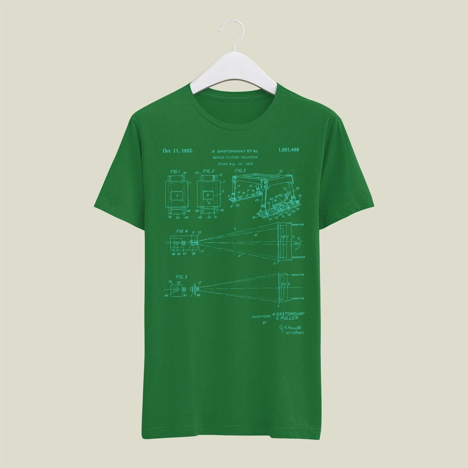 Camera Patent T-Shirt T-CMP205 Desichalchitra