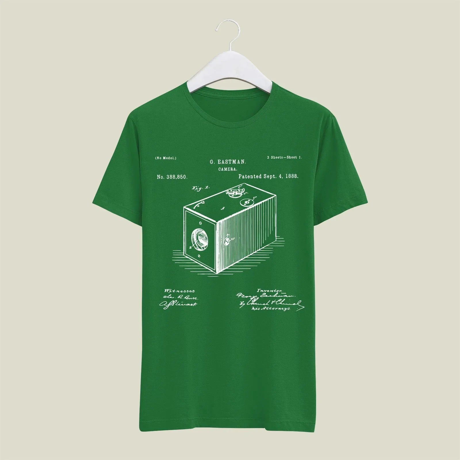 Camera Patent T-Shirt T-CMP171 Desichalchitra