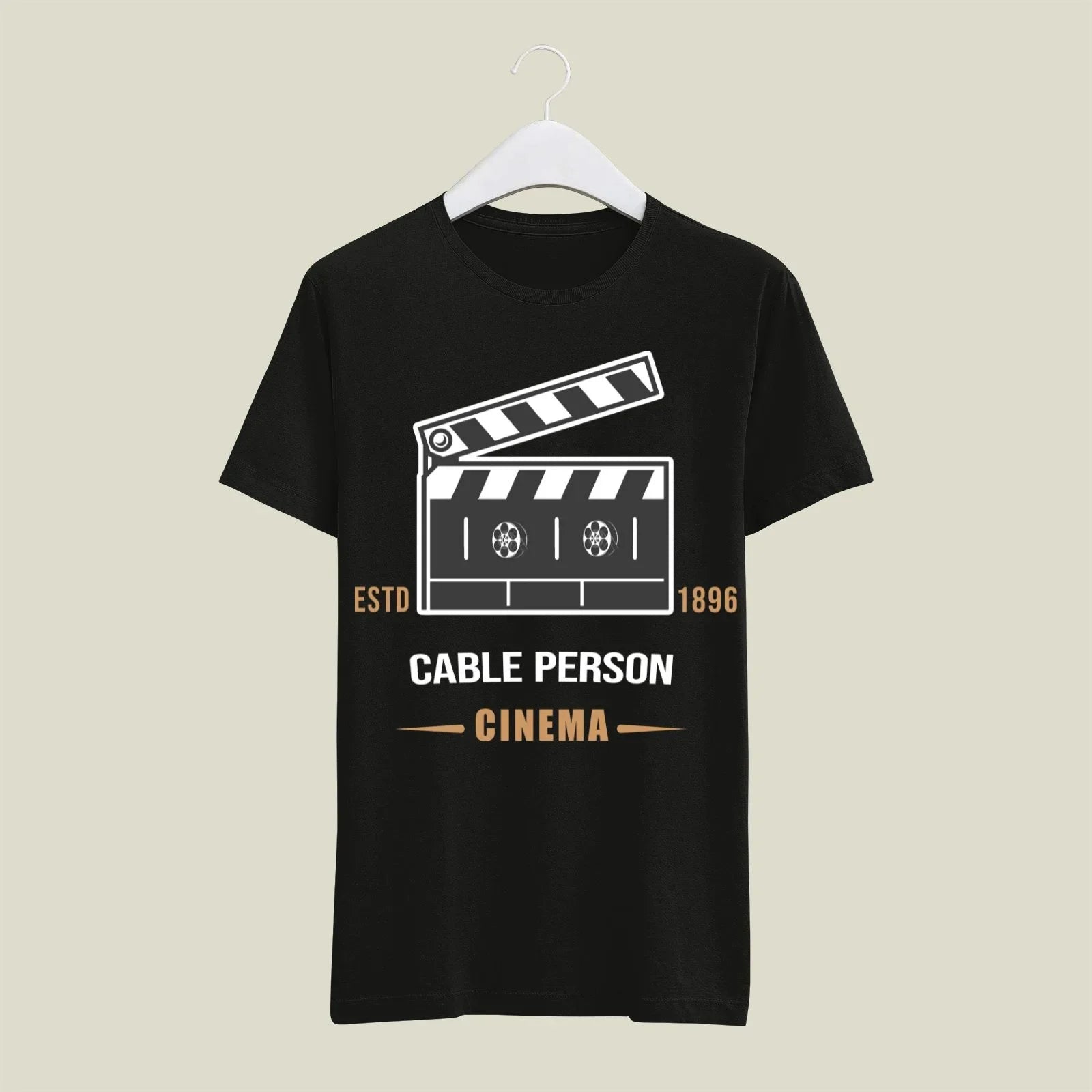 Cable Person T-Shirt T-CAB5 Desichalchitra