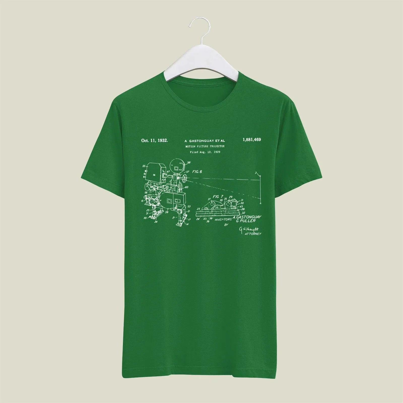 Camera Patent T-Shirt T-CMP211 Desichalchitra