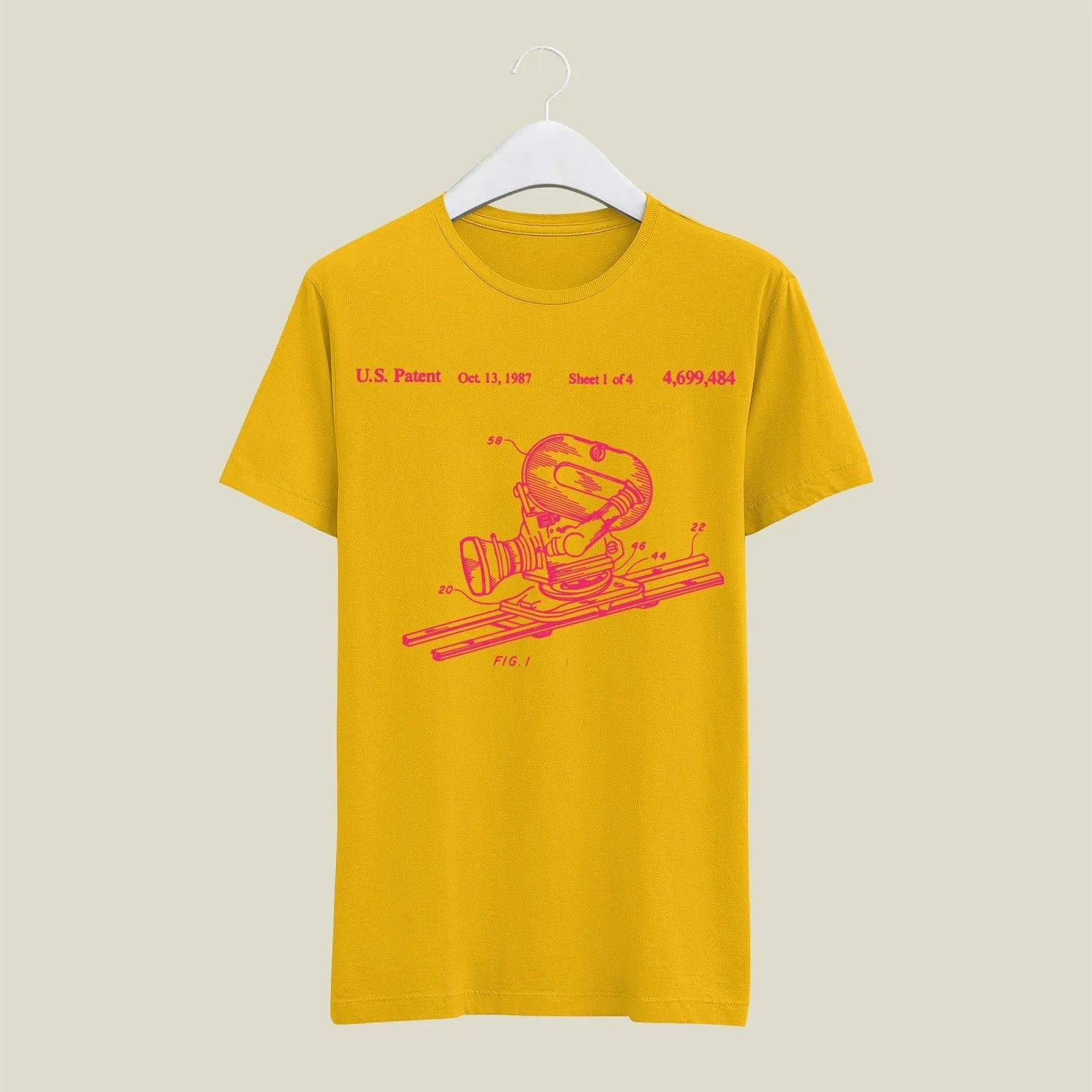 Camera Patent T-Shirt T-CMP163 Desichalchitra