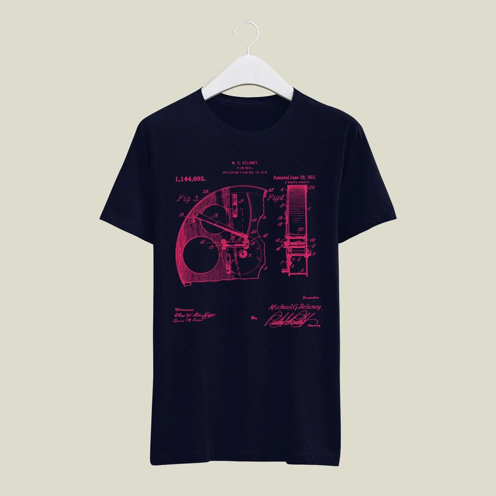 Camera Patent T-Shirt T-CMP180 Desichalchitra
