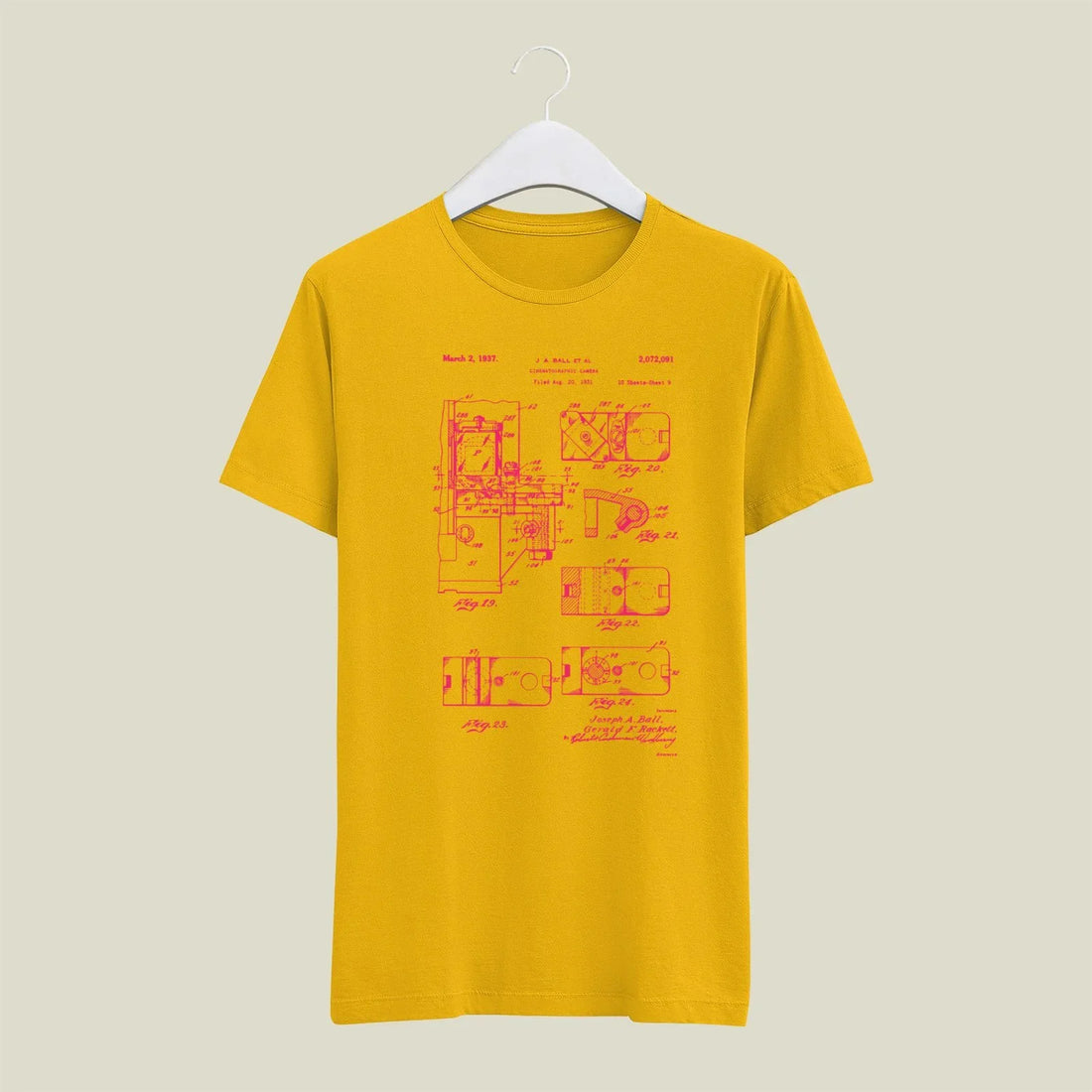 Camera Patent T-Shirt T-CMP188 Desichalchitra