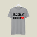 Assistant Editor T-Shirt T-ASE3 Desichalchitra