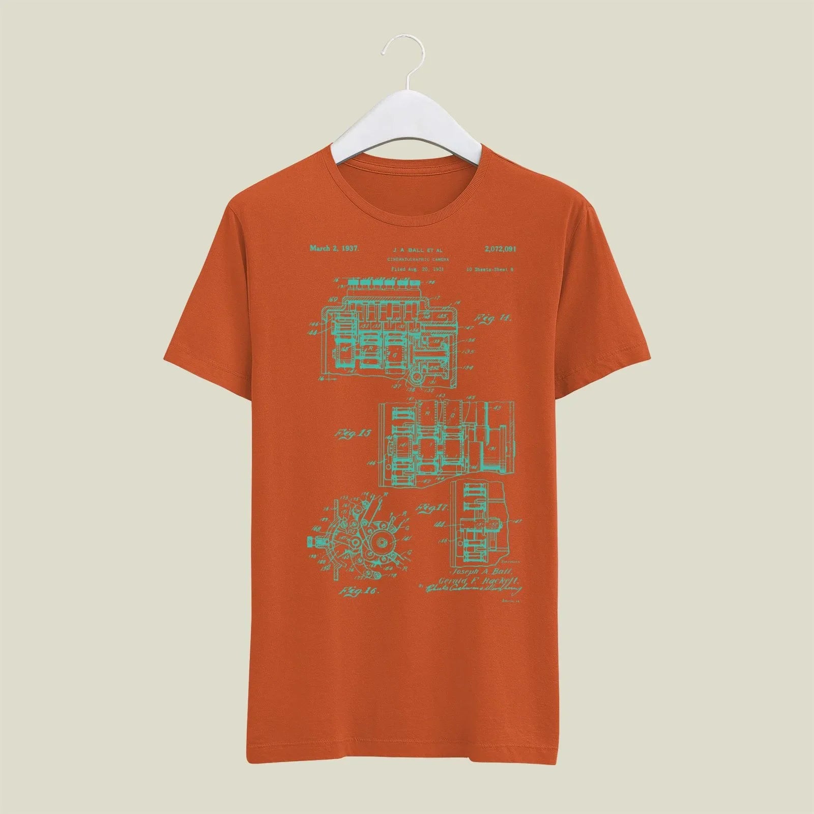 Camera Patent T-Shirt T-CMP192 Desichalchitra