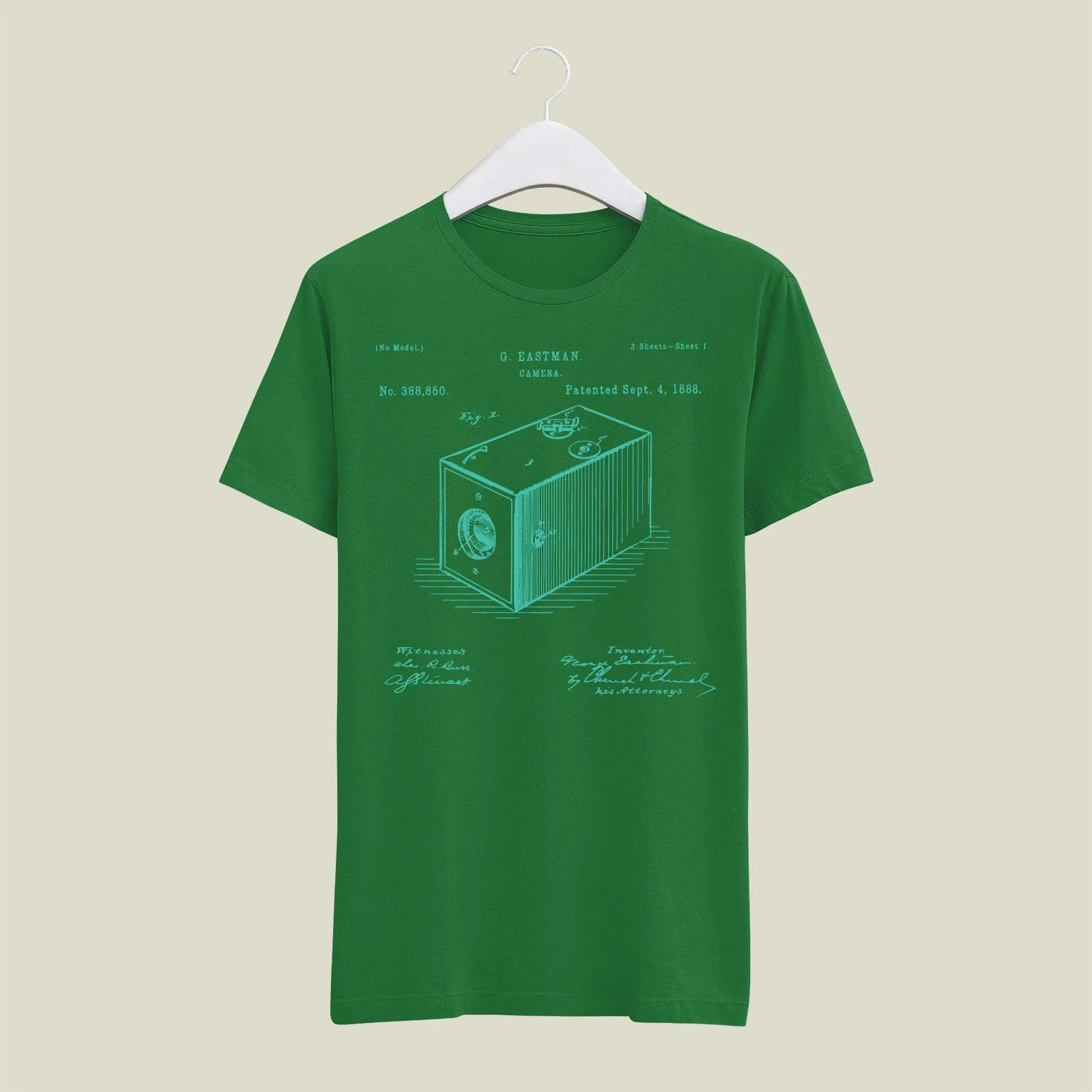 Camera Patent T-Shirt T-CMP194 Desichalchitra