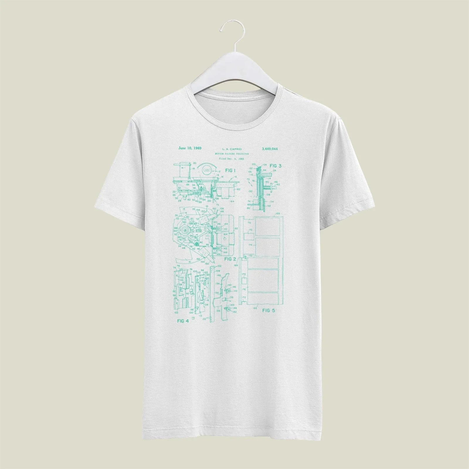 Camera Patent T-Shirt T-CMP199 Desichalchitra