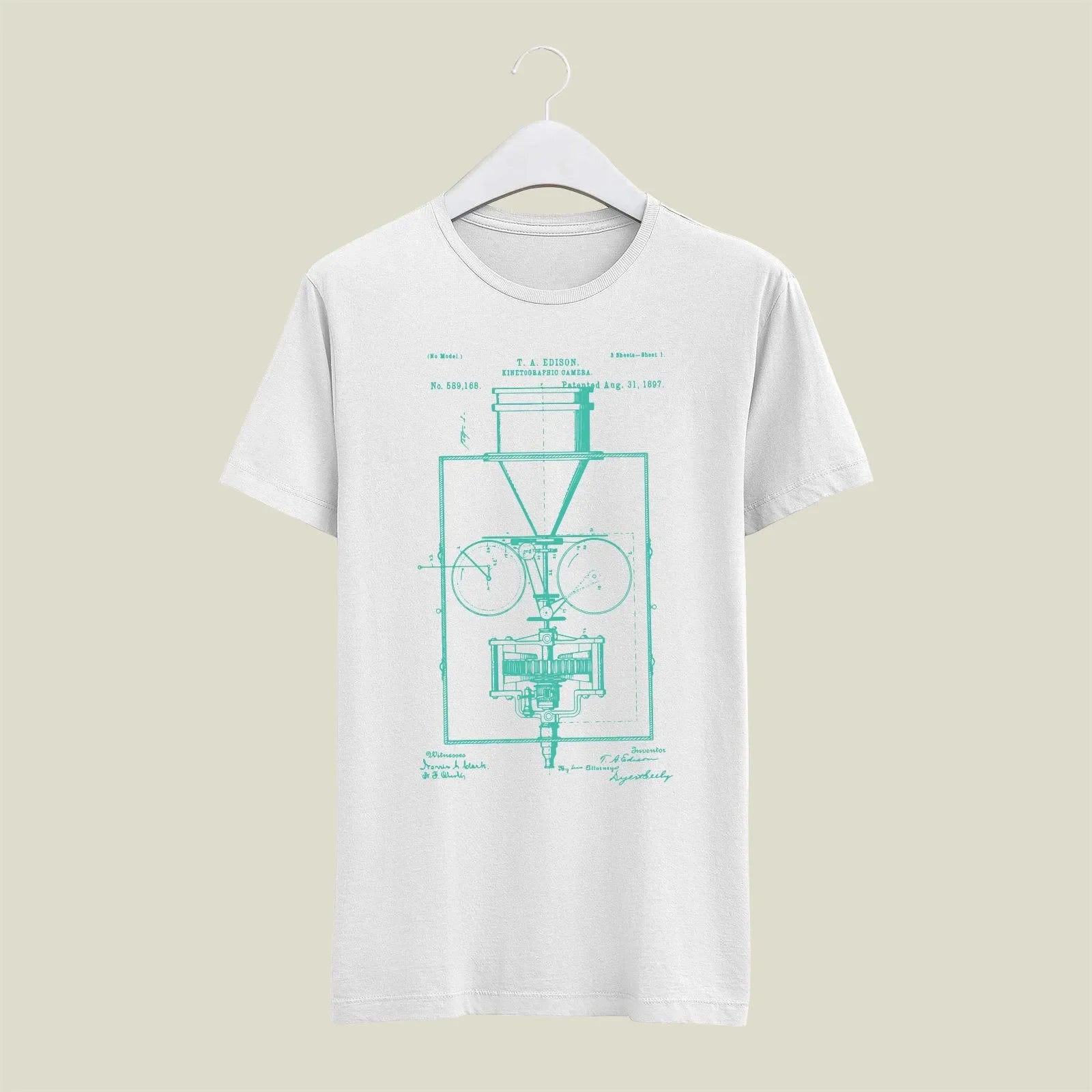 Camera Patent T-Shirt T-CMP175 Desichalchitra